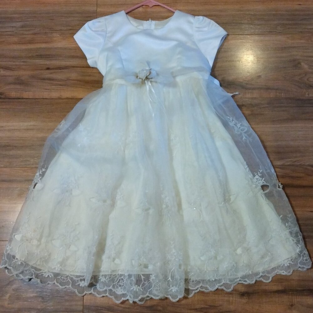 Vintage White Formal Dress